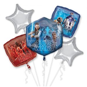 Star Wars - The Last Jedi - Bouquet of Foil Balloons