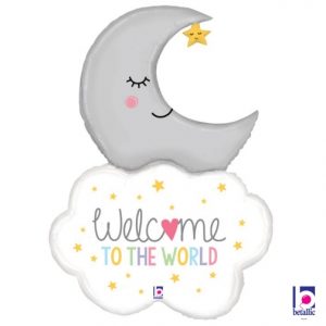 42" Welcome Baby Moon