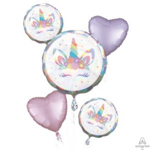 Bouquet Unicorn Party Iridescent